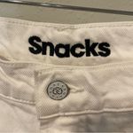MOTHER Snacks The Fun Dip Utility Puddle jeans in Sticky Rice White Size 29 Photo 7