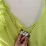 House Of CB Pixie Lime Green Ruffle Maxi Dress L+ Photo 10