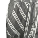 CLEARANCE Shorts NWT SZ S Frayed Hem Tie Elastic Waist Striped Beach Jolie & Joy Black Photo 2