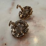 Givenchy Vintage Faux Pearl and Crystal Clip On Statement Earrings Photo 4