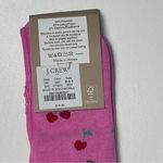 J.Crew Womens Heart and Cherries No Show Ankle Socks Pink Photo 8