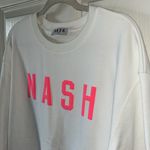 NASH‎ COLLECTION Women’s White with Neon Pink Long Photo 2
