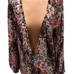 Alberto Makali Vtg  Cardigan Sweater Animal Butterfly Floral Forest Fairy Artsy Photo 0