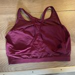 Victoria's Secret Victoria’s Secret Maroon Mesh Sports Bra Medium Photo 2
