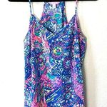 Lilly Pulitzer Dusk Silk Racerback Top Size Small Photo 0