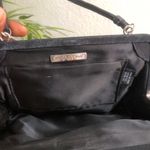 Preston & York 90s Y2K Vintage Dark Black  Clutch Evening Prom Dinner Wedding Hand Bag Purse Silver Accents Mini #gothic #grunge #whimsygoth Slightly Iridescent Photo 1