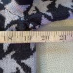 Designers Originals Large Houndstooth Cardigan Sweater Womens Black Grey… Size M Photo 4