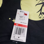 Disney  Mickey Mouse Juniors XS Black Halloween Moon‎ Spider Graphic Tee T-Shirt Photo 3