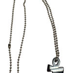 Ankh‎ Cross Pendant Necklace Hematite Tone Bead Chain Ancient Egyptian Symbol Black Photo 0