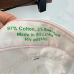 Lilly Pulitzer Mainline Jean Cropped White Embroidered Nautical Flag Size 10 Photo 5