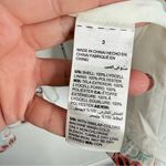 Chico's  Paisley‎ Floral Twill Blazer White Multi Open Front 16/18 Chico’s Size 3 Photo 5