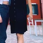 Nordstrom Midi BLACK Button Dress Photo 1