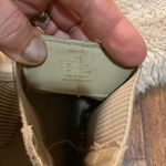 ZARA Boots Pull On Cream Size 37 Flat Sole Ankle Suede Chelsea Photo 6