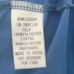 Pink Lily  Blue and White Floral Smocked Long Sleeve Mini Dress Women’s Large Photo 8