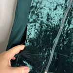 XCVI NWT  Forest Green‎ Full Zip Velvet Velour Vest w/ Pockets Size Small Photo 5