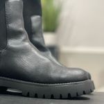 Call it spring  Women's Kelseyy Mid Calf Boot Black Vegab Leather Size 10 Photo 1