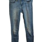 Vervet Flying Monkey Medium Wash Rainbow Stitch Skinny Jeans Photo 0