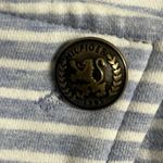 Tommy Hilfiger Women’s Blue & White Striped Jacket w/ Signature Buttons Medium Photo 2