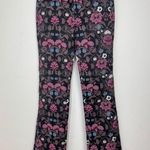 Paige Floral Naomi Flared Trousers Pants Size 4 Photo 2