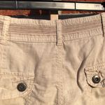 ZARA 50% OFF Linen TRF Collection Beige Shorts 6 Photo 5