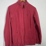 Columbia Womens Pink Fleece Zip Up Jacket Medium M Cozy Photo 1