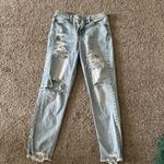 Wild Fable High Rise Mom Light Wash Ripped Jeans Photo 0
