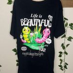 Zumiez NoHours Life Is Beautiful Black Graphic T-Shirt Photo 0