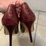 White House | Black Market | Olivia Port maroon colored heels size 9 Photo 1