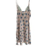 HAH Size M Lace Trim Satin Slip Lingerie Dress Pink Blue Floral Feminine NWT Size M Photo 12