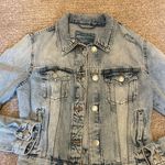 Aeropostale  Denim Jacket Light Wash Distressed  Photo 0