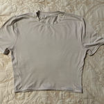 Lululemon athletica Light Gray Short Sleeve Tee Photo 0