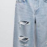 ZARA Ripped Wide Leg Jeans Photo 10
