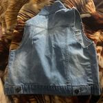 MD Vest Cest Toi light wash button up vest Blue Size M Photo 1