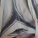 Artisan NY  100% LINEN STRIPED LAGENLOOK BEACHY RELAXED STRAIGHT LEG PANTS SMALL Photo 4