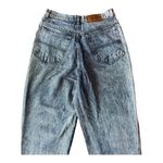 Vintage 80's Essentials Sport Acid Wash high rise Mom Button Fly jeans size 10 Blue Photo 10