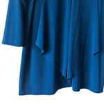 Alfani Teal Blouse Women's Size M Photo 2