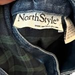 Vintage North‎ Style Denim Hoody Coat Blue Size XL Photo 5