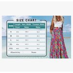 NEW Bright Color High Waist Tie Maxi Skirt Pockets L Pink Size L Photo 3