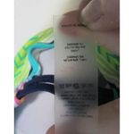 None Boho Festival Bright Multicolor Striped Tankini Swim Top Size Large Photo 2