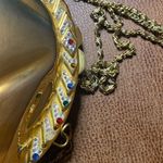 Gold Plated Crossbody Evening Bag with different colors and sparkling Cr… Photo 0