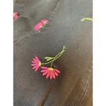 Amanda Smith Amanda‎ Smith Dress Women's 6 Black Pink Floral Flowers Embroidered Sleeveless Photo 14