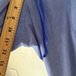 Athleta Pants Womens 8 Blue Jogger Stretch Drawstring Ruched Capri Travel Gym Photo 4