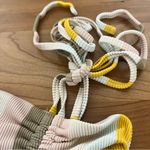 Aerie Women’s  Ribbed Longline Bandeau Bikini Top Size Medium Photo 2