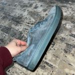 Sandro  Blue Suede Lace Up Sneakers Size 39 EU $325 Photo 2