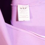 A.L.C. Belle Knit Stretch Square Neck Long Sleeve Lilac Purple Sweater Top M Photo 2