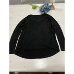 Brandy Melville  Ribbed Long Sleeve Top Henley Neckline Casual One‎ Size Photo 4