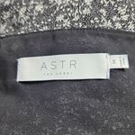 ASTR the Label Ruffle Crop Top in Black Ditsy Photo 7