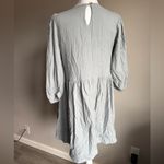 Altar'd State Altar’d State Light Blue Baby Doll Peasant 1/2 Cap Sleeve Mini Dress Women’s S Photo 2