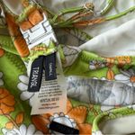 Triangl Floral Green and Orange Bikini Set, Size Small Photo 5