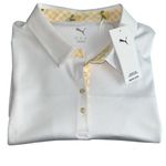 Puma Womens Pique Accent Golf Polo Lemons Size XXL Photo 4